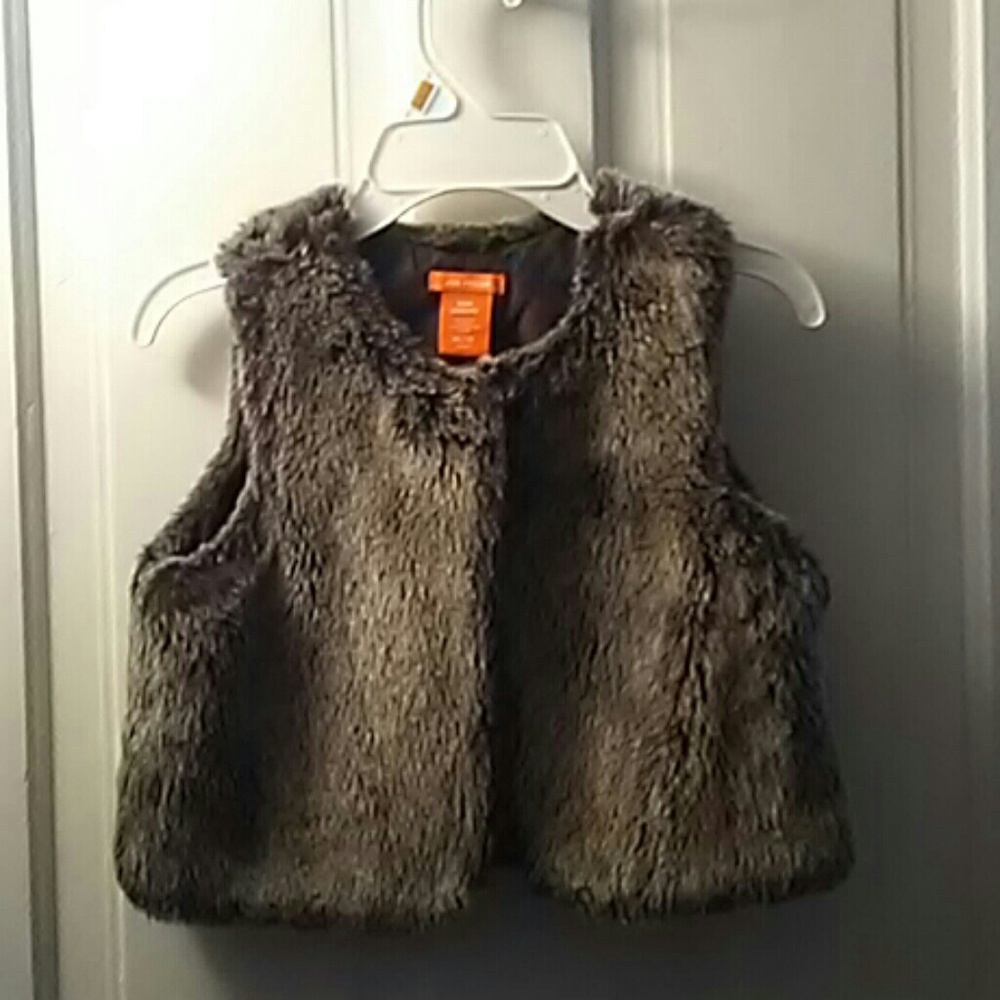Faux fur vest